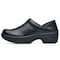 Shoes For Crews Women's Lila Whitney Clog, Leather Upper, Black Smooth, Size 8 Medium 42430 - alternate 4